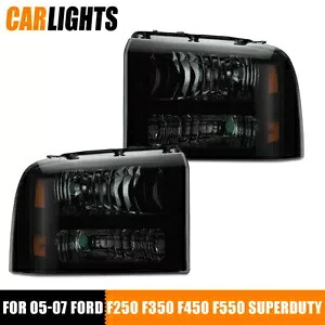 2X ブラウンハウジングコーナーヘッドライトランプ 05-07 フォード F250 F350 スーパーデューティーに適合 2X BROWN HOUSING CORNER HEADLIGHT LAMPS FIT FOR 05-07 FORD F250 F350 SUPER DUTY 【並行輸入品】