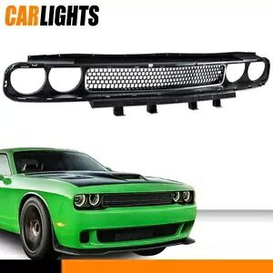 グリル ブラック クロームトリムモールディングアッパー付き 2008-2014 ダッジ チャレンジャーに適合 Grille Black w/ Chrome Trim Molding Upper Fit For 2008-2014 Dodge Challenger 【並行輸入品】 44,220円