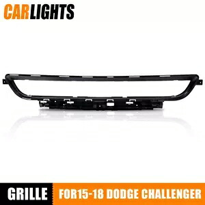 フロントバンパーグリルグリル下部補強 2015-22 ダッジチャレンジャーに適合 Front Bumper Grille Grill Lower Reinforcement Fit For 2015-22 Dodge Challenger 【並行輸入品】