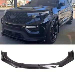 フォード エクスプローラー ST カーボンファイバー ルック フロント バンパー リップ スポイラー スプリッター キット US For Ford Explorer ST Carbon Fiber Look Front Bumper Lip Spoiler Splitter Kit US 【並行輸入品】 40,040円