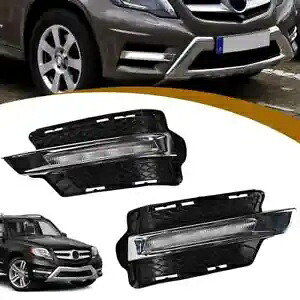 LED デイタイムランニングライトフォグランプ X204 GLK クラス GLK200 フェイスリフト 2014-2015 用 LED Daytime Running Lights Fog Lamp For X204 GLK-Class GLK200 Facelift 2014-2015 【並行輸入品】