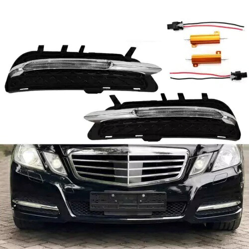 2009-2013 ベンツ W212 E250 E300 E200 デイタイムランニングフォグランプランプワイヤー 2009-2013 For Benz W212 E250 E300 E200 Daytime Running Fog Lights Lamps Wires 【並行輸入品】