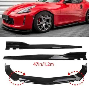 日産 350Z 370Z フロントバンパーリップスポイラースプリッターボディキット + 47 \