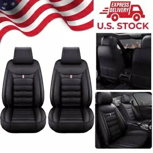 アキュラ RDX 2008-2022 車の最前列シートカバー Pu レザークッションプロテクター For ACURA RDX 2008-2022 Car Front Row Seat Covers PU Leather Cushion Protector 【並行輸入品】