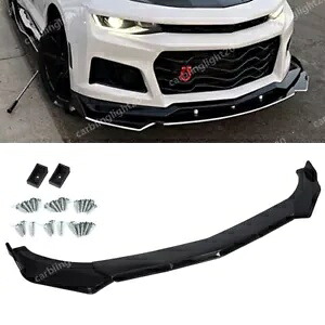 フロントバンパーリップスポイラースプリッターボディキットグロスブラックシボレー HHR 2006-2011 Front Bumper Lip Spoiler Splitter Body Kit Gloss Black For Chevy HHR 2006-2011 【並行輸入品】