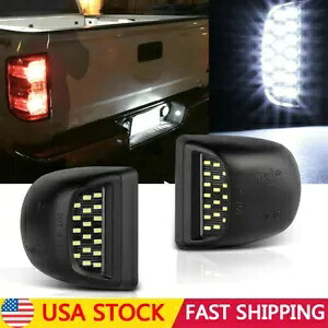 シボレータホサバーバン GMC ユーコン 00-06 LED ライセンスプレートライトランプ For Chevy Tahoe Suburban for GMC for Yukon 00-06 LED License Plate Light Lamp 【並行輸入品】