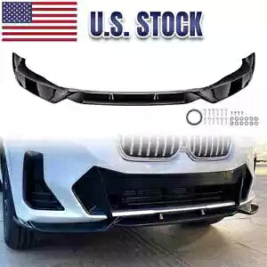 フロントバンパースプリッタースポイラー BMW X3 G01 X4 G02 フェイスリフト FL M スポーツ 2022+ Front Bumper Splitter Spoiler For BMW X3 G01 X4 G02 Facelift FL M-sport 2022+ 【並行輸入品】