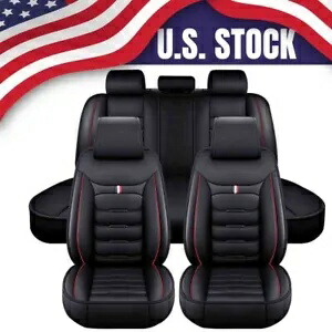 トヨタ RAV4 フロント + リアカーシートカバー 5 席プロテクター革フルセット For Toyota RAV4 Front+Rear Car Seat Covers 5-Seats Protector Leather Full Set 【並行輸入品】