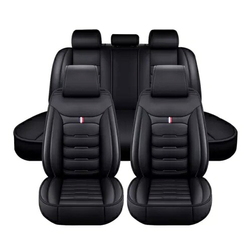 起亜オプティマ 07-15 Pu レザー車 5 シートカバーフロントリアフルセットクッションパッド For Kia Optima 07-15 PU Leather Car 5 Seat Cover Front Rear Full Set Cushion Pad 【並行輸入品】