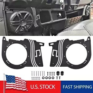 アルミダッシュスピーカーマウントポラリスレンジャーXP 1000 3シート&クルー2019-2024用 Aluminum Dash Speaker Mounts For Polaris Ranger XP 1000 3-Seat & Crew 2019-2024 【並行輸入品】