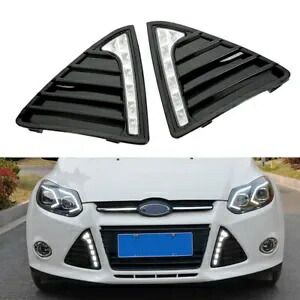 LED フォグライト フロント ドライビング デイタイム ランニング ランプ DRL フォード フォーカス 2011-2014 CL用 LED Fog Light Front Driving Daytime Running Lamp DRL for Ford Focus 2011-2014 CL 【並行輸入品】