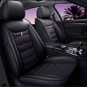 三菱アウトランダー用カーシートカバーレザーフロントリアフルセットプロテクター For Mitsubishi Outlander Car Seat Covers Leather Front Rear Full Set Protectors 【並行輸入品】