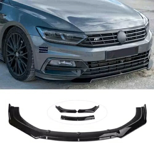 フロントバンパーリップスプリッタースポイラーボディキット VW 用ジェッタ MK6 6.5 GLI 光沢のある Front Bumper Lip Splitter Spoiler Body Kit FOR VW for JETTA MK6 6.5 GLI Glossy 【並行輸入品】
