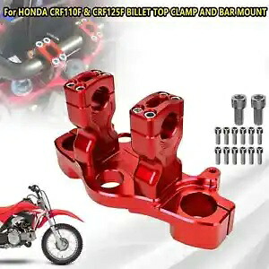 CNC ビレットアルミトップトリプルクランプキットホンダ CRF110F & CRF125F 2019-2023 CNC Billet Aluminum Top Triple Clamp Kit For HONDA CRF110F & CRF125F 2019-2023 【並行輸入品】