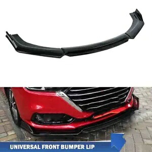 フロントバンパーリップスプリッタースポイラーボディ 2 層アウディ A3 A4 A5 A6 A7 S5 ブラック Front Bumper Lip Splitter Spoiler Body 2 Layer for AUDI A3 A4 A5 A6 A7 S5 Black 【並行輸入品】