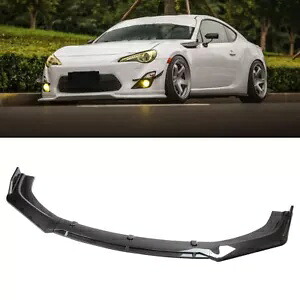 カーボンファイバーフロントバンパーあごリップスポイラースプリッタースバル BRZ TS 2013-2022 Carbon Fiber Front Bumper Chin Lip Spoiler Splitter For Subaru BRZ TS 2013-2022 【並行輸入品】