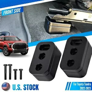 運転席または助手席フロントシートスペーサーブロックキット アルミ トヨタ タンドラ 2022-2024用 Driver or Passenger Front Seat Spacers Block Kit Alu For Toyota Tundra 2022-2024 【並行輸入品】