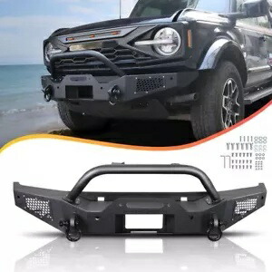 オフロード全幅フロントバンパー D リングマウント付きフォードブロンコ 21-2023 に適合 Off-Road Full Width Front Bumper With D-ring Mounts Fit For Ford Bronco 21-2023 【並行輸入品】