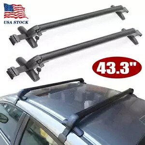 43.3インチ ルーフラック クロスバー 荷物キャリアバー ロック付き トヨタ カムリ 2012-2021用 43.3\