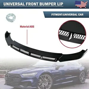 フロントバンパーリップスプリッタースポイラーボディキットホンダアコードクーペセダン 3 個 Front Bumper Lip Splitter Spoiler Body Kit For Honda Accord Coupe Sedan 3PCS 【並行輸入品】