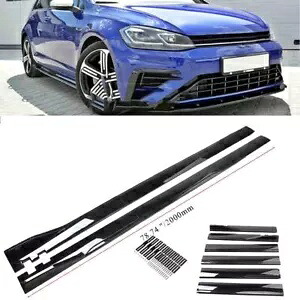 VW ゴルフ用ジェッタ MK5 MK6 MK7 光沢のある黒 78.7 \