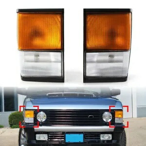 コーナーランプ新品ランドローバーレンジローバークラシック 1971-1986 クリア CL Corner Lamps New For Land Rover for Range Rover Classic 1971-1986 Clear CL 【並行輸入品】