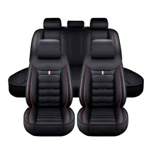 車のフロント & リア 2/5 シートカバークッションパッド Pu レザーアキュラ TSX 2009-2014 Car Front & Rear 2/5Seat Covers Cushion Pad PU Leather For ACURA TSX 2009-2014 【並行輸入品】