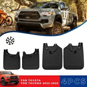 トヨタ タコマ 2022-2023 4 個スプラッシュガードマッドフラップマッドガードフェンダーセット CL For Toyota Tacoma 2022-2023 4PCS Splash Guards Mud Flaps Mudguard Fender Set CL 【並行輸入品】