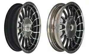 RedCap 10 インチ Gy6 アルミ ホイール リム 50cc スクーター 2.15x10 フロント & リア リム ペア RedCap 10\