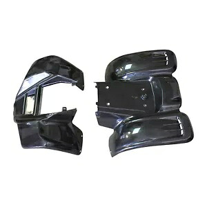 カズマ ミーアキャット フロントおよびリア フェンダー セット プラスチック Redcat 50CC ATV BLACK Kazuma Meerkat Front and Rear Fender Set Plastic Redcat 50CC ATV BLACK 【並行輸入品】