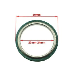 中国マフラー排気ガスケット 50 70 90 110cc GY6 スクーター ゴーカート バイク ATV 原付 Chinese Muffler Exhaust Gasket 50 70 90 110cc GY6 Scooter Go-Kart Bike ATV Moped 【並行輸入品】