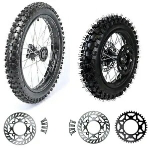 フロント 70/100-17 + リア 90/100-14 ホイール タイヤ リム ダートピットバイク アポロ 125 SSR 用 Front 70/100-17 + Rear 90/100-14 Wheel Tire Rim for Dirt Pit Bike Apollo 125 SSR 【並行輸入品】
