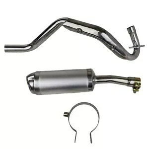 X18 アポロ 125cc ダートバイク用マフラーエキゾーストシステム Muffler Exhaust System for X18 Apollo 125cc Dirt Bike 【並行輸入品】