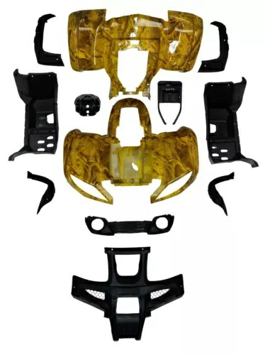 Taotao ATV プラスチックボディ 150cc RHINO 250cc BULL150/200 Coolster 3150DX 迷彩 Taotao ATV Plastic Body 150cc RHINO 250cc BULL150/200 Coolster 3150DX Camo 【並行輸入品】