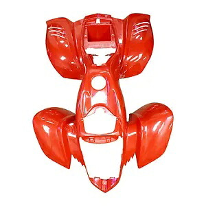 フロントとリアフェンダー カズマファルコン 110 150 250 ATV Redcat ボディ プラスチック RED Front and Rear Fender Kazuma Falcon 110 150 250 ATV Redcat Body Plastic RED 【並行輸入品】