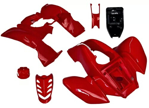 ATV クワッド ボディ プラスチック フェンダー 110 125cc RedCat VX 150cc Baja 90 Roketa Yamoto レッド ATV Quad Body Plastic fender 110 125cc RedCat VX 150cc Baja 90 Roketa Yamoto Red 【並行輸入品】