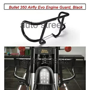 正規品 ロイヤルエンフィールド New Bullet 350 「Airfly Evo エンジンガード、ブラック」 Genuine Royal Enfield New Bullet 350 \