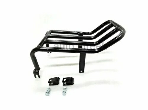 ロイヤルエンフィールドクラシック 350cc 500cc C5 リア荷物ラックブラックに適合 Fit For Royal Enfield Classic 350cc 500cc C5 Rear Luggage Rack Black 【並行輸入品】