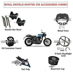 ロイヤルエンフィールドハンター350に適合「6個のアクセサリーコンボ - 5」 Fit For Royal Enfield HUNTER 350 \