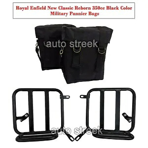 ロイヤルエンフィールドクラシックリボーン350ミリタリーブラックパニアバッグ用フィッティングD-4 For Royal Enfield Classic Reborn 350 Military Black Pannier Bag With Fitting D-4 【並行輸入品】 48,840円