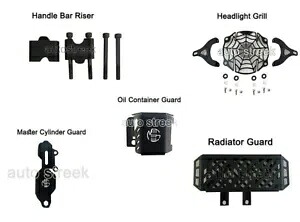 ロイヤル エンフィールド ヒマラヤン 411 5 個コンボパック ブラックに適合 Fit For Royal Enfield Himalayan 411 5 Pcs Combo Pack Black 【並行輸入品】