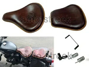 ロイヤルエンフィールドクラシックシート350 500のフロントとリアのレザーカラーブラウンに適合。 Fit For Royal Enfield Classic Seat 350 500 Front and Rear Leather Colors Brown 【並行輸入品】