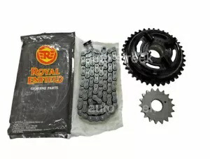 本物のロイヤル エンフィールド クラシック 500 モデル完全なチェーン スプロケット アセンブリ #597462 Genuine Royal Enfield Classic 500 Model Complete Chain Sprocket Assembly #597462 【並行輸入品】