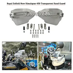 ロイヤルエンフィールド新しいヒマラヤン 450 透明ハンドガードキットに適合 Fit For Royal Enfield New Himalayan 450 Transparent Hand Guard Kit 【並行輸入品】