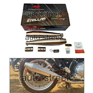 ロイヤルエンフィールドツインズインターセプター650レッドルースターSSエキゾーストサイレンサーに適合 Fit For Royal Enfield Twins Interceptor 650 Red Rooster SS Exhaust Silencer 【並行輸入品】