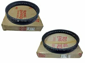 本物のロイヤル エンフィールド クラシック 350 cc 500 cc ホイール リム セット ブラック カラー Genuine Royal Enfield Classic 350 cc 500 cc Wheel Rim Set Black Color 【並行輸入品】 64,130円