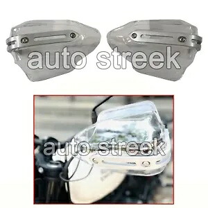 ロイヤルエンフィールドクラシックリボーン&メテオ350透明ハンドガードキットに適合 Fit For Royal Enfield Classic Reborn & Meteor 350 Transparent Hand Guard Kit 【並行輸入品】