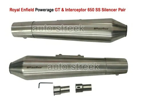 ロイヤルエンフィールド GT & インターセプター 650 Powerage 排気マフラーサイレンサー 102 に適合 Fit For Royal Enfield GT & Interceptor 650 Powerage Exhaust Muffler Silencer 102 【並行輸入品】