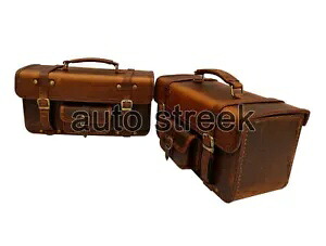 ロイヤル エンフィールド GT コンチネンタル 650 レザー バッグ ペア ブラウン タンに適合 Fit For Royal Enfield GT Continental 650 Leather Bags Pair Brown Tan 【並行輸入品】 54,120円
