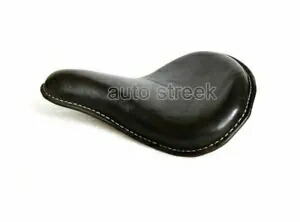 ボバーチョッパーカスタムハーレースポーツスター仕上げディープディッシュシートブラックに適合 Fit For Bobber Chopper Custom Harley Sportster Finish Deep Dish Seat Black 【並行輸入品】